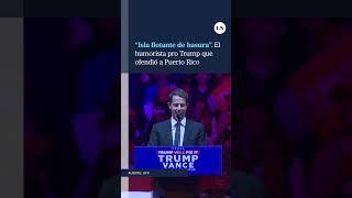 Tony Hinchcliffe sobre Puerto Rico y los latinos en el acto de Trump: los polémicos chistes racistas