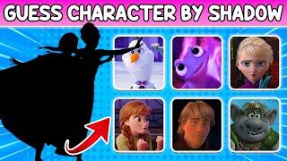 Can You Guess Character By Shadow? | Frozen 2 Characters Quiz Game | Are you a TRUE FAN?