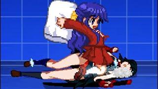 [MUGEN ryona] 長森がリクエストよりアカメやその他諸々のキャラをボコる Nagamori vs Akame and other girls