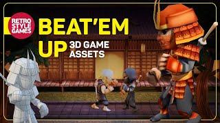 Beat 'em up 3D Game Assets for Unity demo