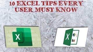 Excel tips and you tube play list modify.