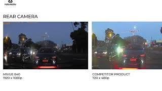 MiVUE dash cam comparison video