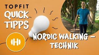 Nordic Walking Technik | Richtig Walken | Nordic Walking Anleitung Schritt für Schritt