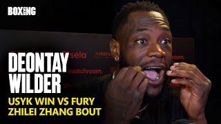 "Usyk Was Robbed Of KO!" - Deontay Wilder Reacts To Fury-Usyk