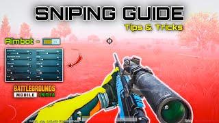 HOW TO IMPROVE SNIPING IN BGMIBATTLEGROUNDS MOBILE INDIA BEST SENSITIVITY FOR FAST SNIPING PUBGM