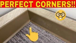 3 ways to cut rubber base corners