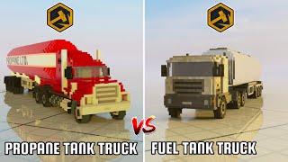 TEARDOWN PROPANE TANK TRUCK VS TEARDOWN FUEL TANK TRUCK ( WHICH IS BEST? )