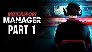 Motorsport Manager Gameplay Walkthrough Part 1 - FIRST RACE (Career Mode)