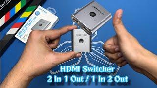  HDMI Switcher 2 In 1 Out / 1 In 2 Out  Vention | Backward Support - Unboxing + Review