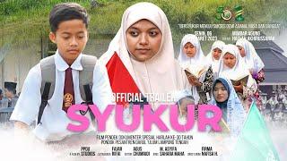 FILM PENDEK SANTRI "SYUKUR" OFFICIAL TRAILER #santri #santriindonesia #harlahnu #pesantren