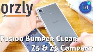 Clear Fusion Bumper for Z5 & Z5 Compact by Orzly in 4K