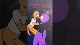 Reply to the message! animation meme (rainbow friends) Purple and Orange 