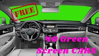40 Green Screen CARS -  BIG Collection - Free Download - No Copyright