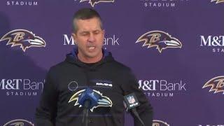 John Harbaugh press conference after the loss to Pittsburg Steelers | Ravens vs Steelers NFL week 18