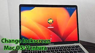 How to change macbook wallpaper lock screen