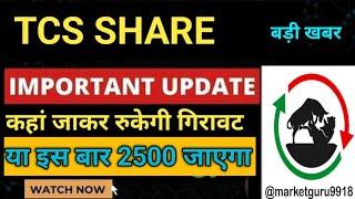 tcs share latest news | tcs share price target | tcs share news | tcs share today prediction | #tcs