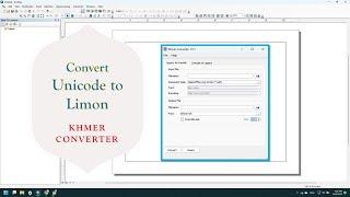 [Tutorial] - Convert Unicode To Limon font to use in ArcMap