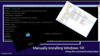 Manually Installing Windows 10