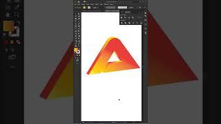 A Letter Extrude Effect #illustrator #shorts