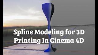 Spline Modeling for 3D Printing in Cinema 4D SkillShare Course