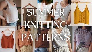 SUMMER KNITTING PATTERNS