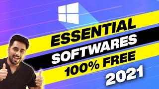 BEST Software For WINDOWS 10 2021 - MOST Essential Software For WINDOWS 10 2021 | 100% FREE 
