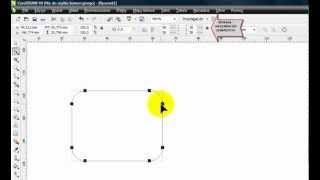 CorelDraw X4 - zaokrąglanie narożników