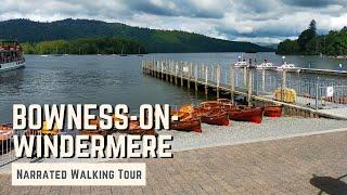 BOWNESS-ON-WINDERMERE | 4K Narrated Walking Tour | Let's Walk 2021