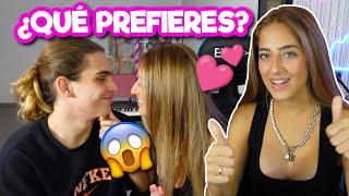 ¿Qué PREFIERES hacer con TU NOVIO? ️ | ARIANN Y CÉSAR