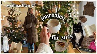 HEY 2025! Journal into the NEW YEAR: setting goals, planning with Google Calendar + my Christmas ...