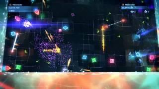 Nesmaster playing Geometry Wars³ Dimensions, unlocking Retro Achievement