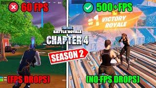 How To Fix FPS Drops in Fortnite Chapter 4 ~ Season 2 | Boost FPS & Lag Fix Guide~Fortnite FPS Boost
