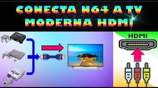 como conectar consolas antiguas de videojuegos a TV por HDMI #howto #consolasretro #video