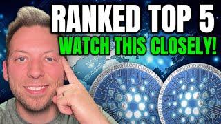 CARDANO ADA - RANKED TOP 5 IN CHINA!!! WATCH THIS CLOSELY!