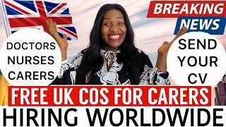 Urgent: Move to The UK In 3 Weeks | Tier 2 Visa Sponsorship Jobs For Overseas Care Workers