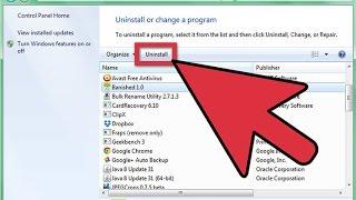 How to uninstall software from your computer