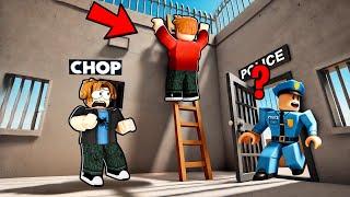 ROBLOX CHOP AND FROSTY ESCAPE PRISON MULTIPLAYER TEAM RUN