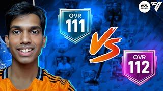 First 111 VS 112 OVR Battle In FC MOBILE!