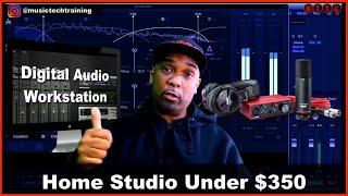 Home Studio Setup | Under $350 | Home Recording Studio Setup