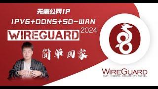 2024最新WireGuard通过IPV6在iStoreOS实现无需公网iP回家再留学超细SD-WAN