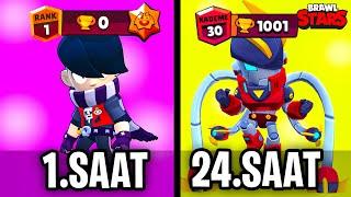 24 SAAT BOYUNCA EDGAR OYNADIM BRAWL STARS