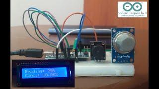 Arduino Smoke Detector with MQ-2 Gas/ Smoke sensor