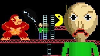 Baldi in Pac-Man with donkey kong