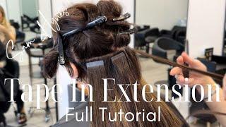 Beginner Guide To The Perfect Tape-In Install! How To: Apply Tape-In Extension Correctly #tapinhair