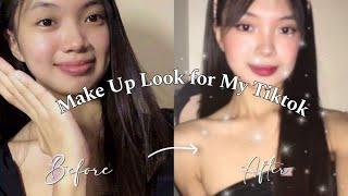 MAKEUP LOOK FOR MY TIKTOK | VLOG 02