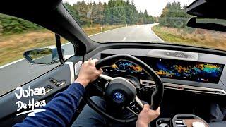 BMW iX M60 619 HP POV TEST DRIVE