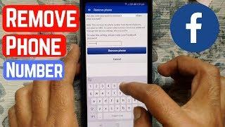 How to Remove Phone Number From Facebook (Android)