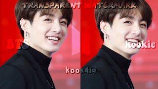 Transparent Watermark tutorial in Inshot (BTS special) | transparent watermark in 2 mins