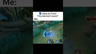 how to stack Thunderbelt fast: #aljuicetv #meme #mlbb