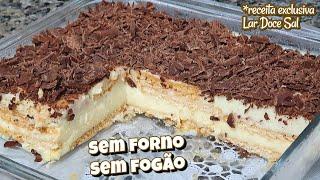 NÃO VAI AO FOGO, FÁCIL É SÓ MISTURAR! SOBREMESA INCRÍVEL!